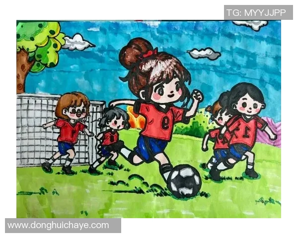 手绘足球明星艺术作品展现球场魅力与运动激情的创意绘画之旅